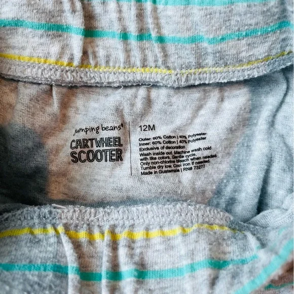 Toddler girls set of 3 scooter skirts 12-18 months tie dye, stripes, polka dots - Picture 6 of 8